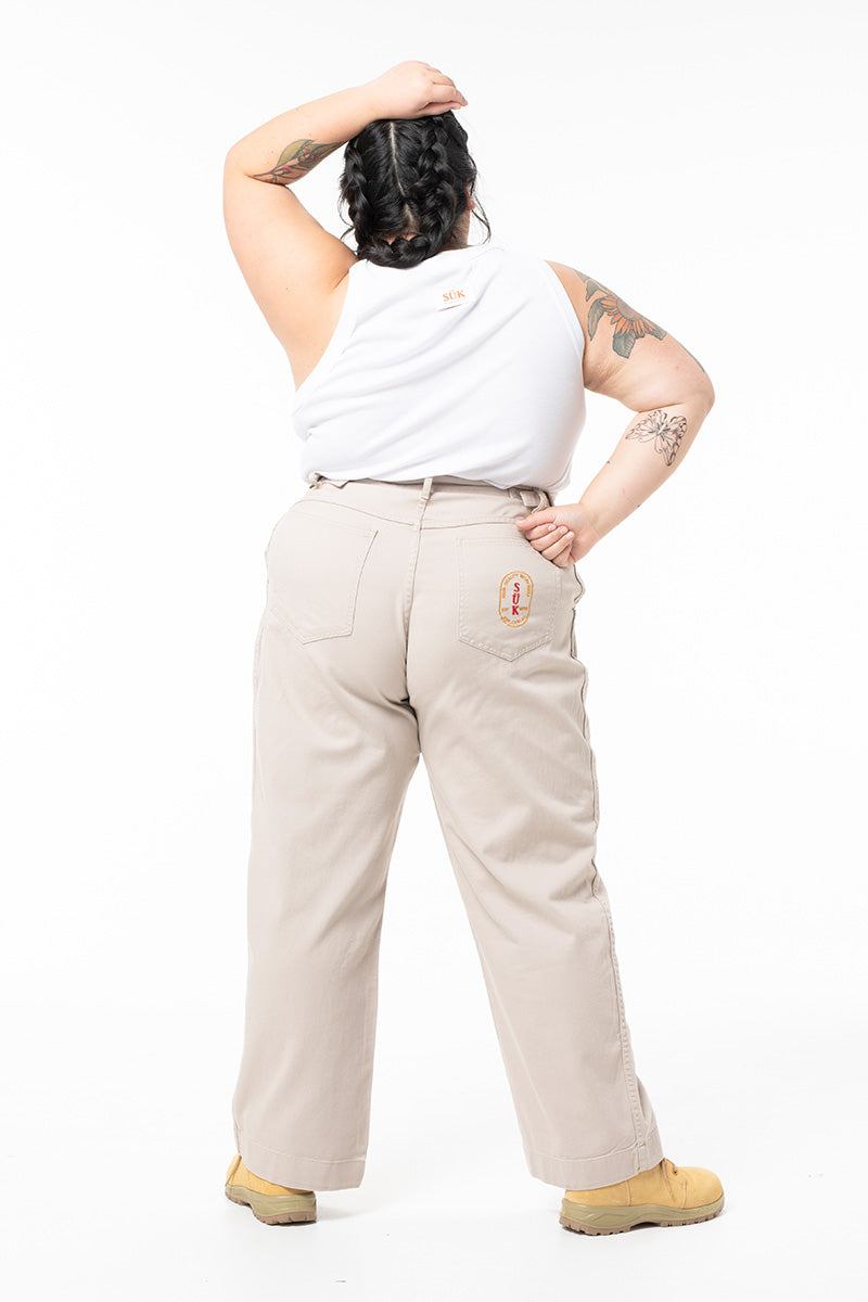 Station Pants - Stone