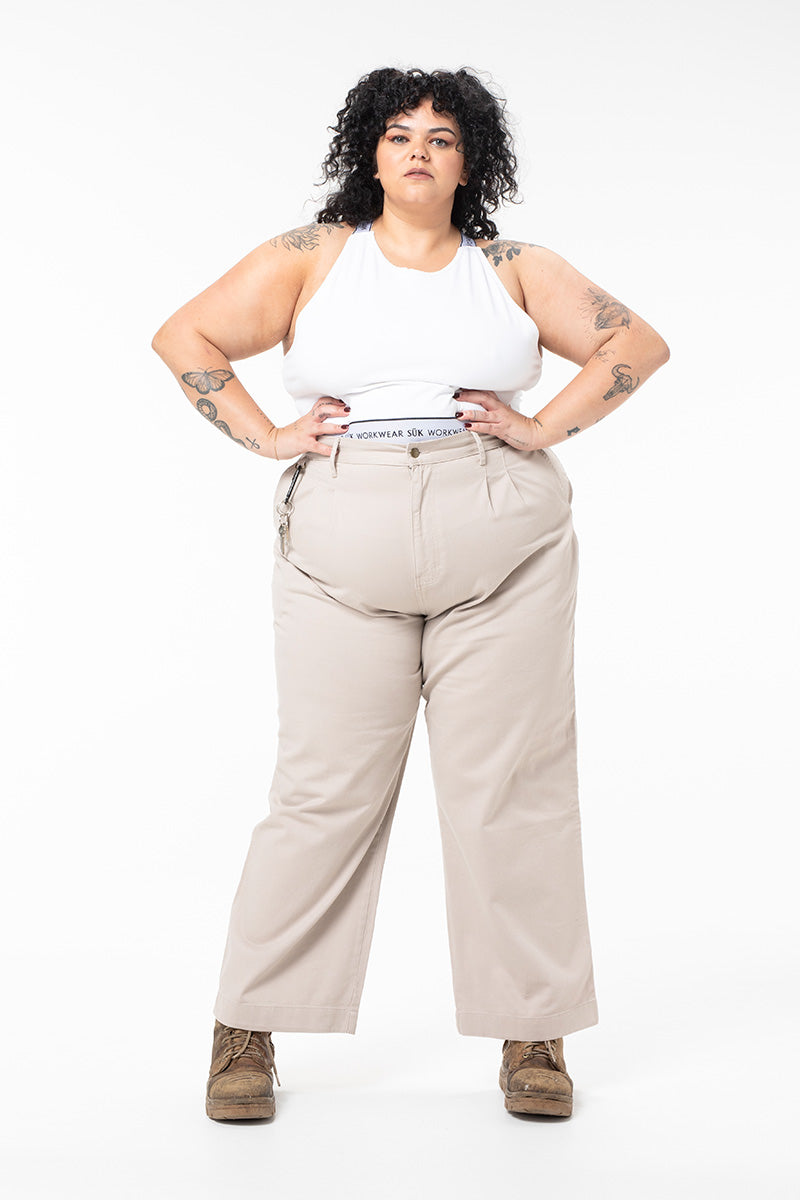 Station Pants - Stone