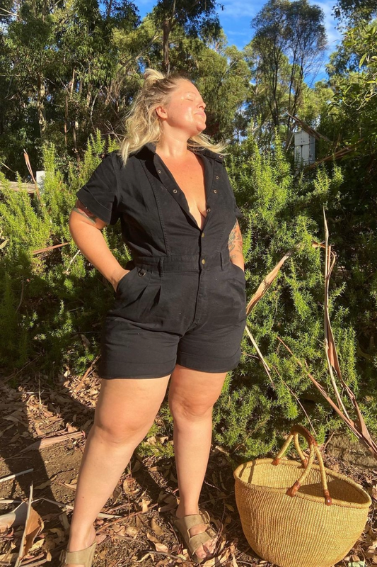 Cropped Ringer Suit