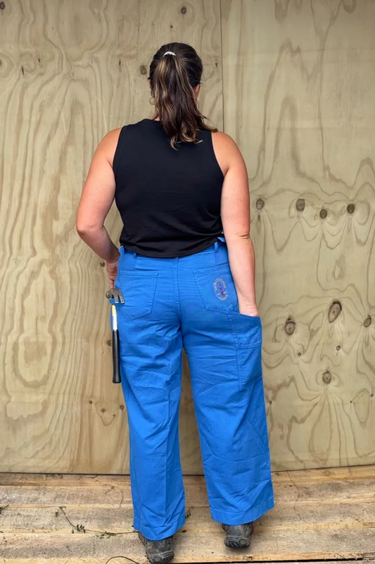 Construction Pants - Blue Tongue