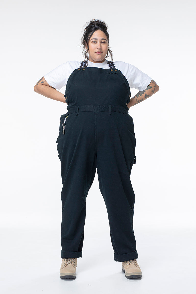 925 Work Suit Long Body - Black