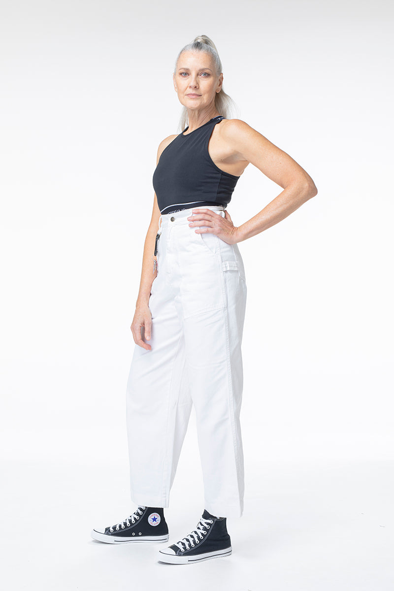 Construction Pants - White