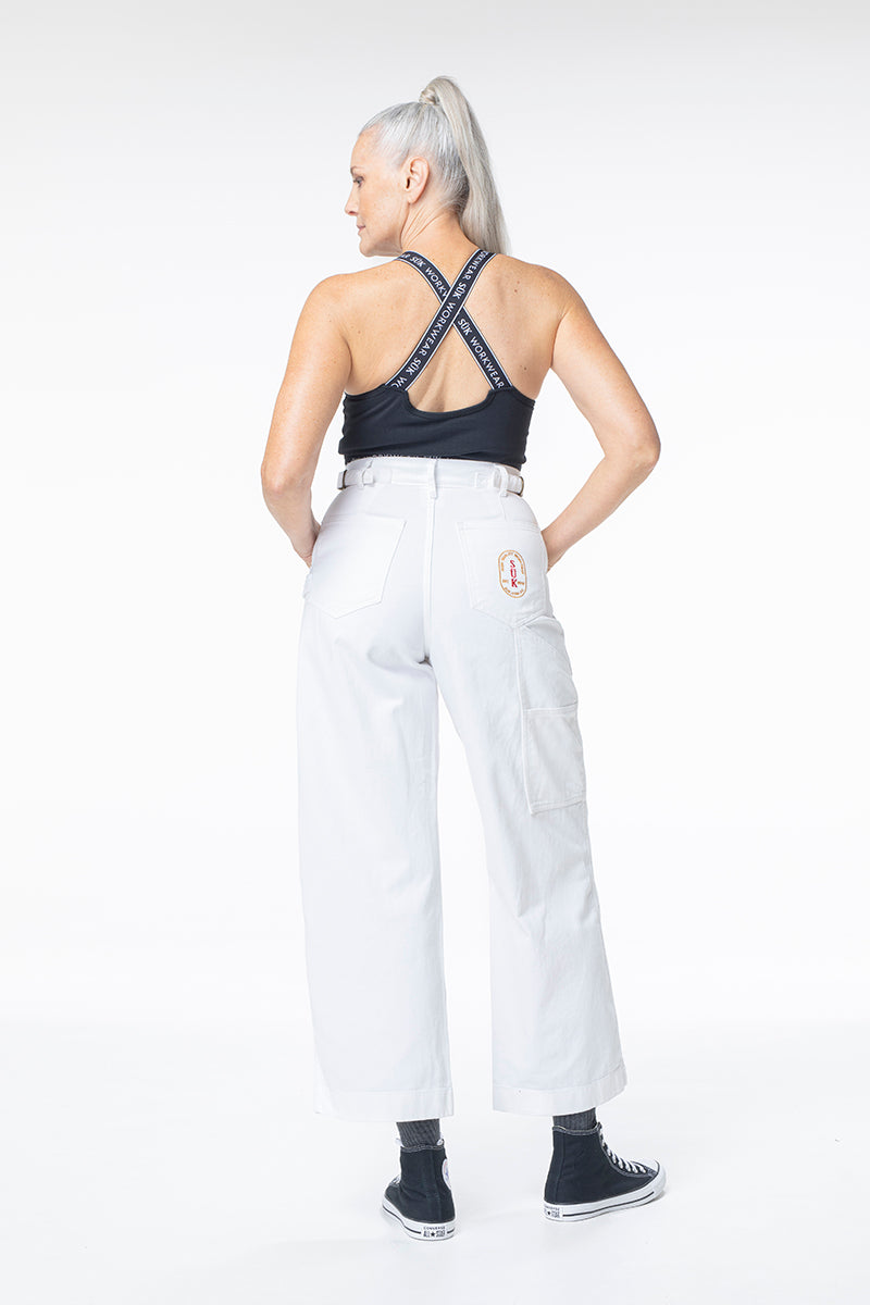 Construction Pants - White