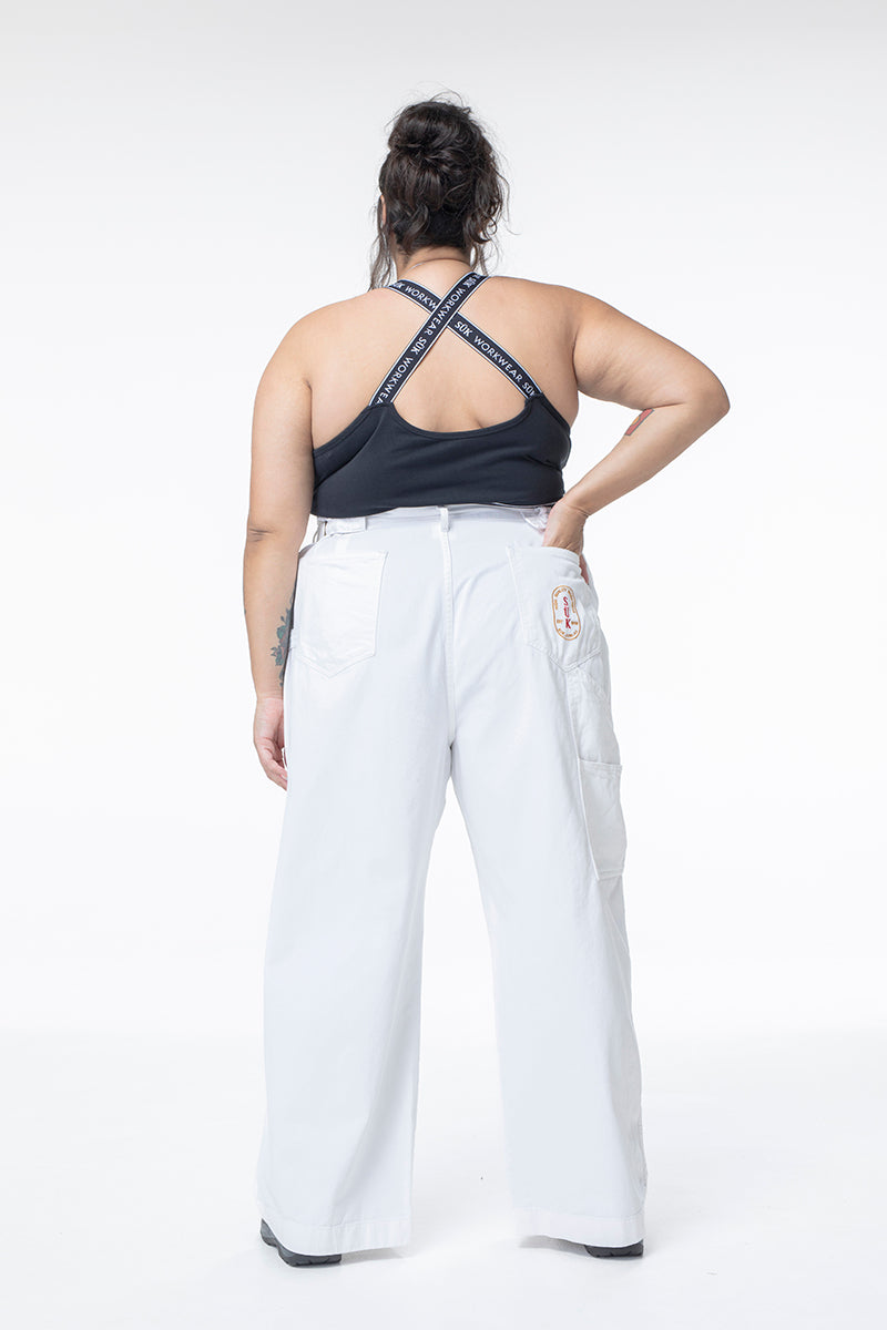 Construction Pants - White