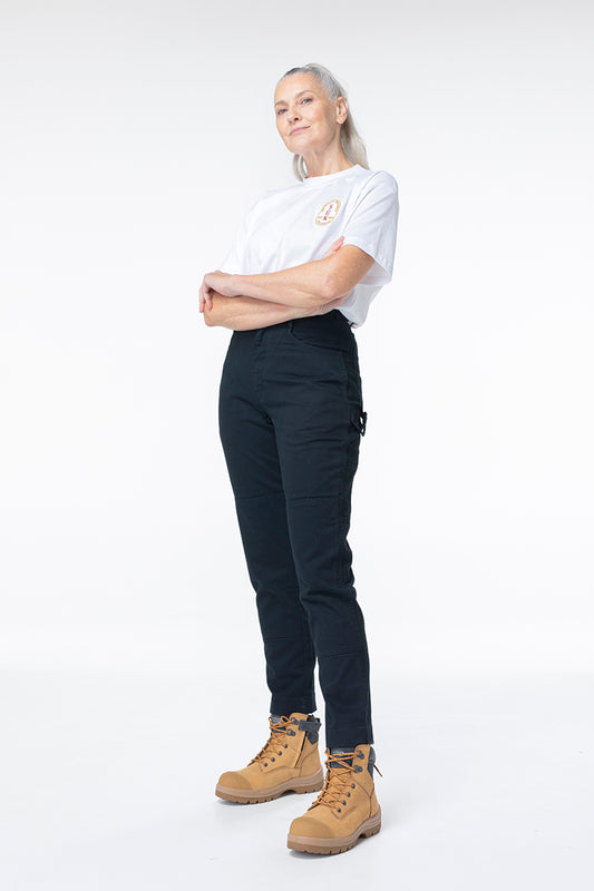 2 Way Work Pants - Discreet Black