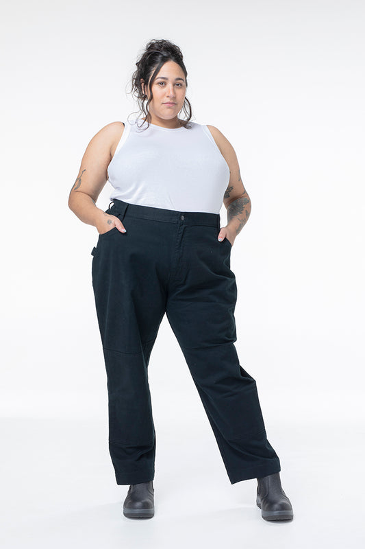 2 Way Work Pants - Discreet Black