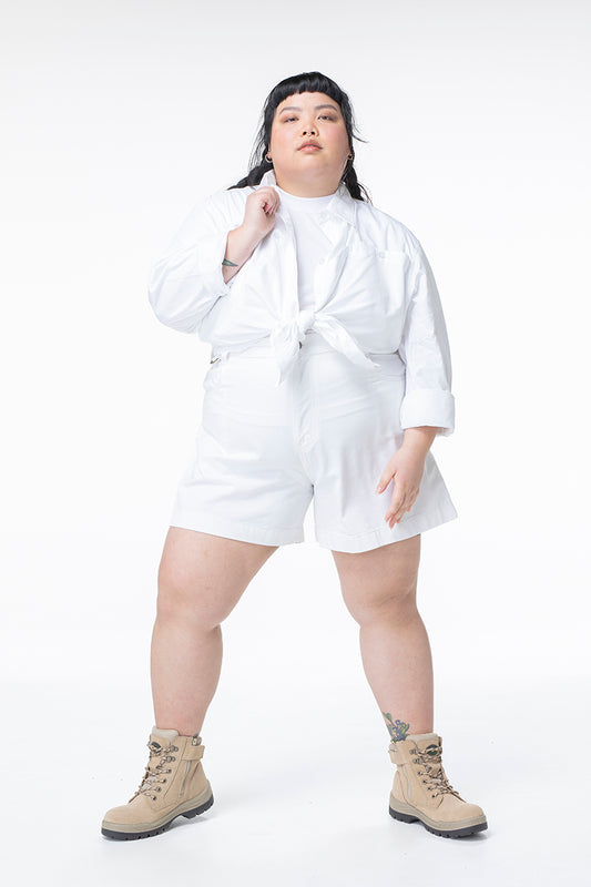 Utility Shorts - White