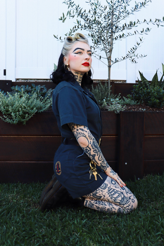 Cropped Ringer Suit - Long - Green