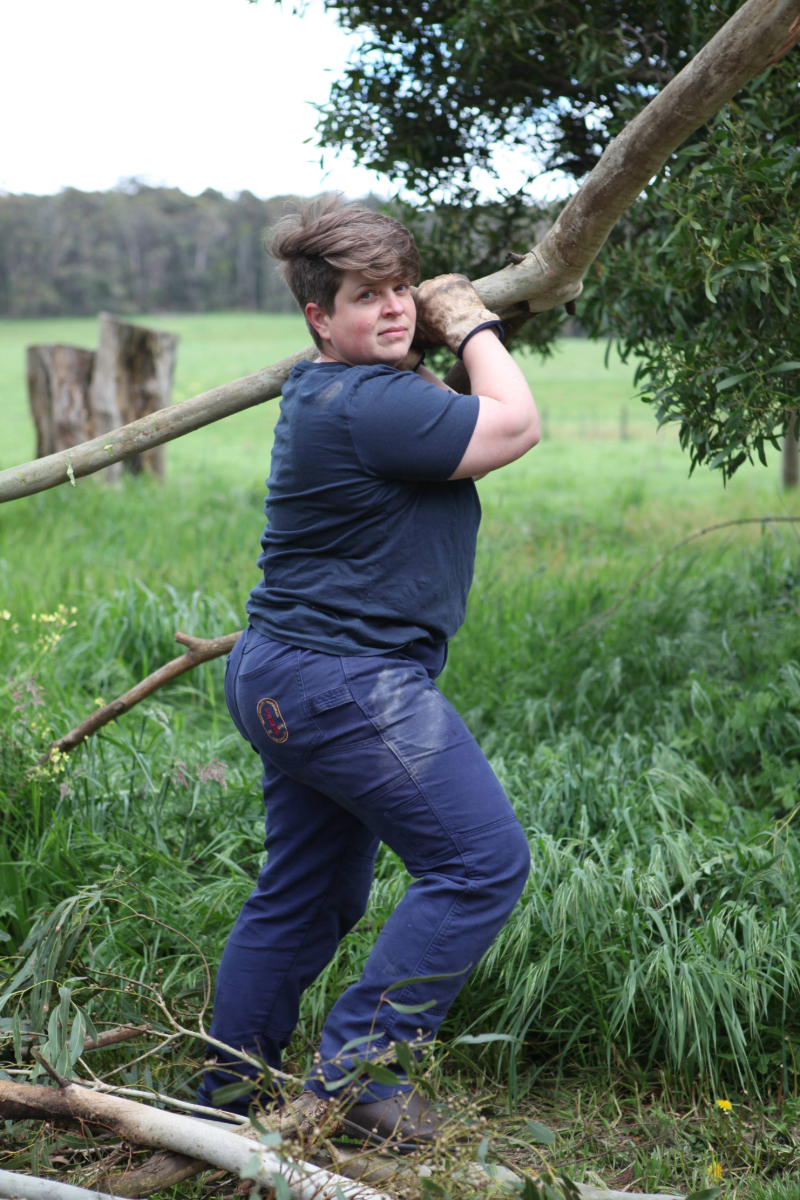 2 Way Work Pants Blue