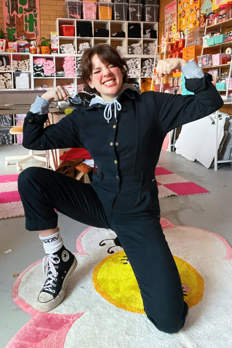 Ringer Suit - Short - Black