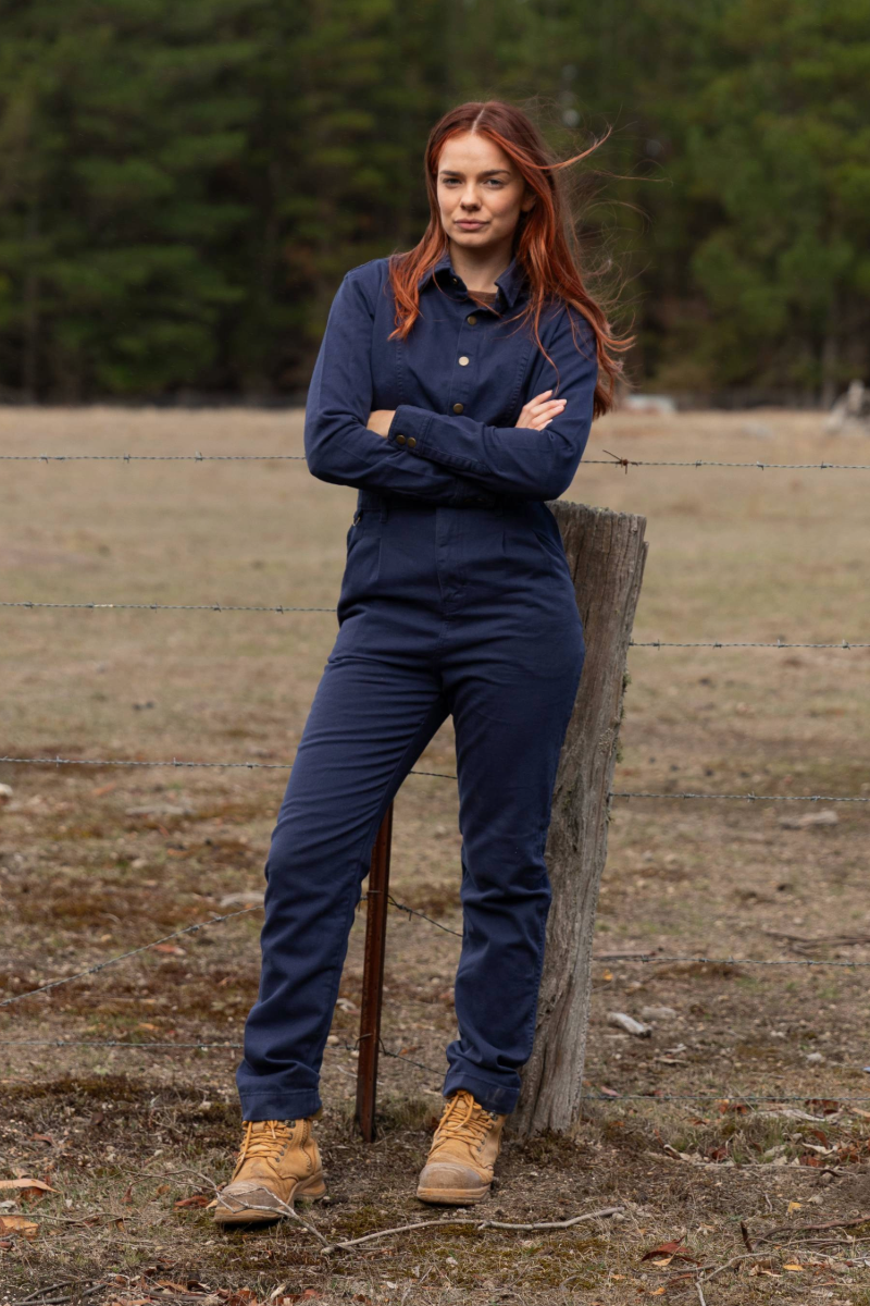 Ringer Suit - No Waist Adjusters - Long - Blue