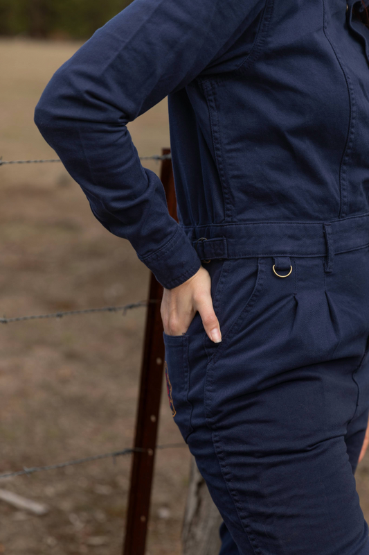 Ringer Suit - Long - Blue