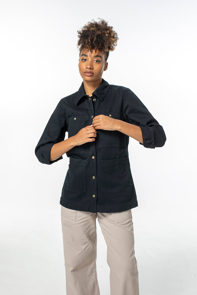 Farrier Shacket Black