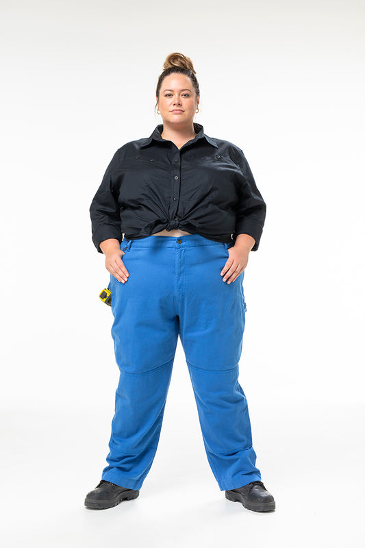 2 Way Work Pants - Blue Tongue