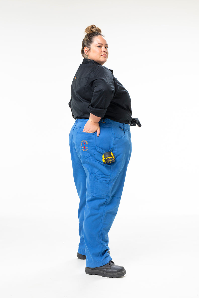 2 Way Work Pants - Blue Tongue