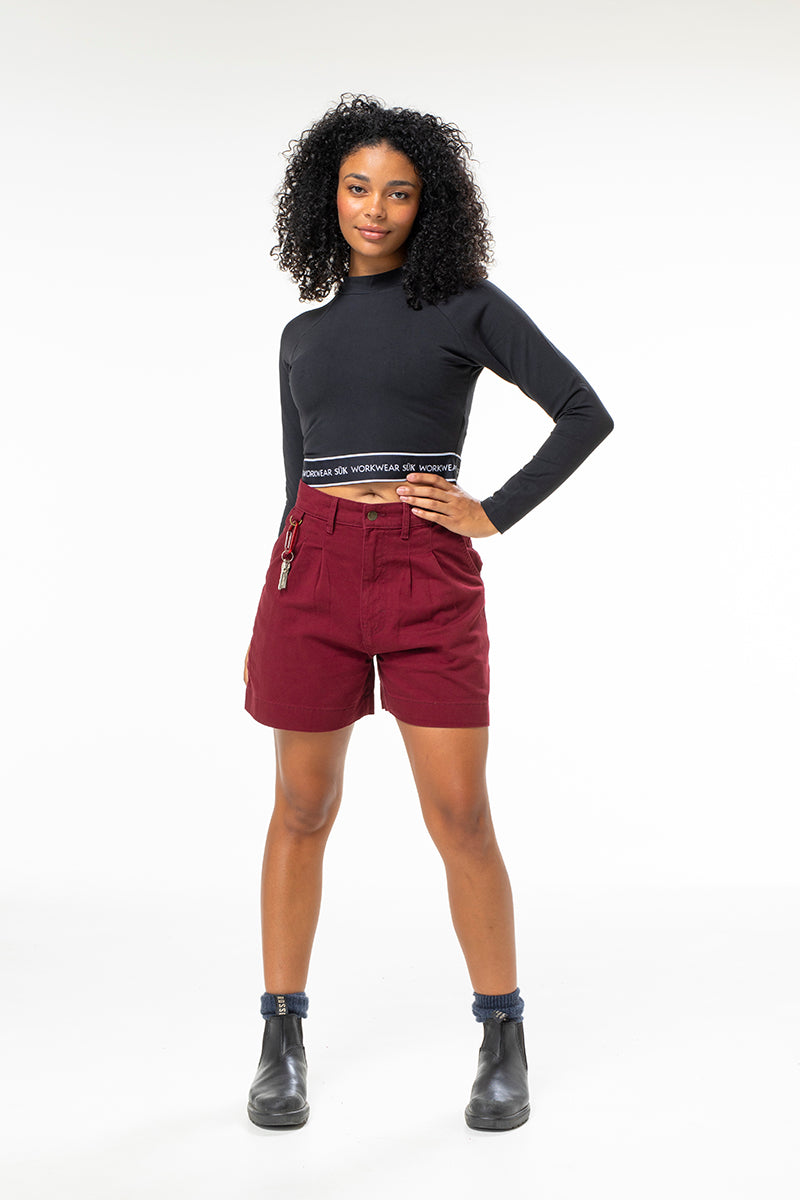 Gunnee Shorts - Burgundy