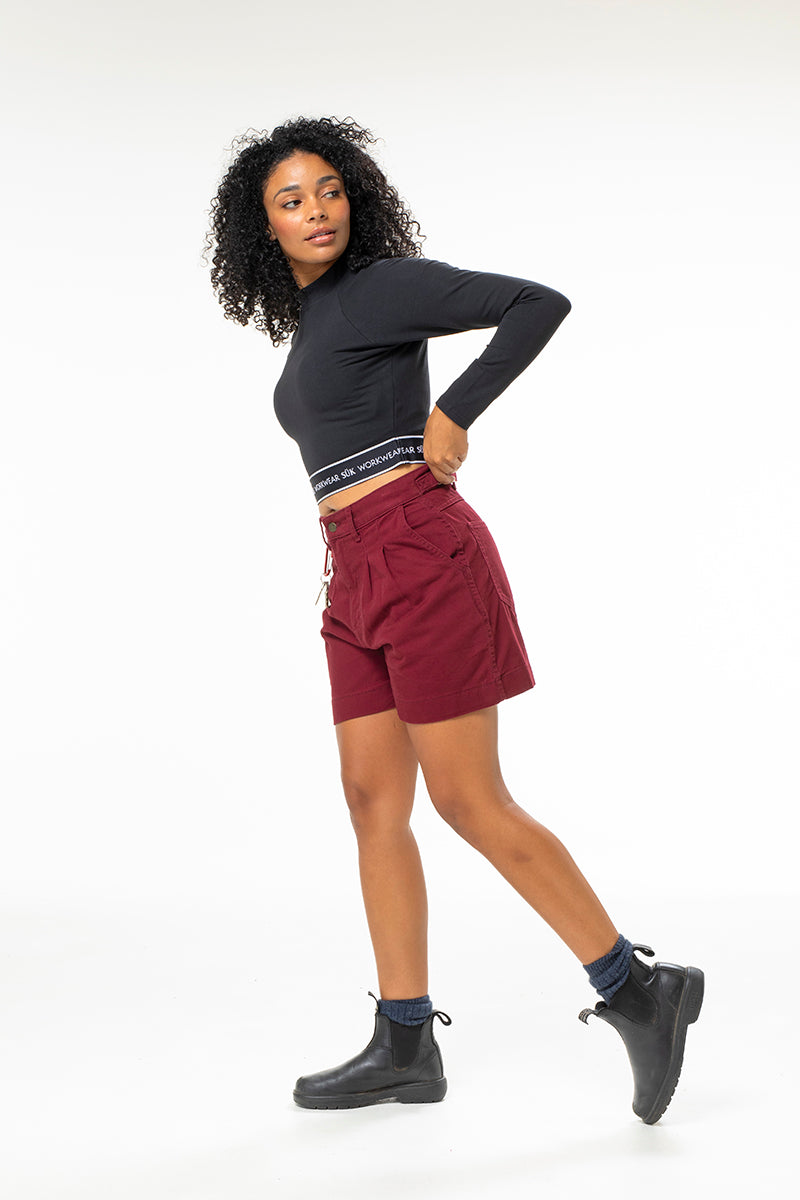 Gunnee Shorts - Burgundy