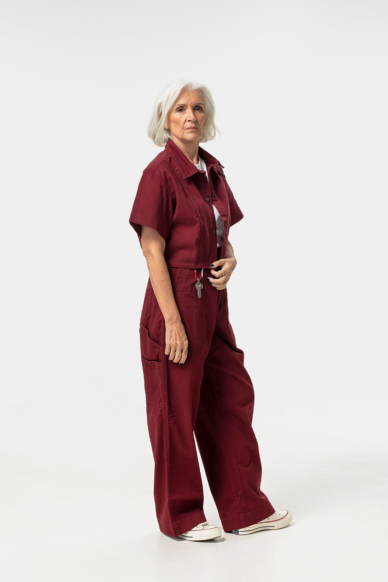 Isa Shirt - Burgundy