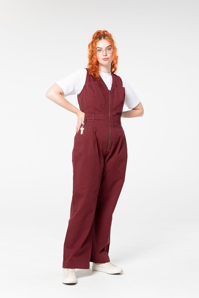 Yard Suit - Long Body - Burgundy