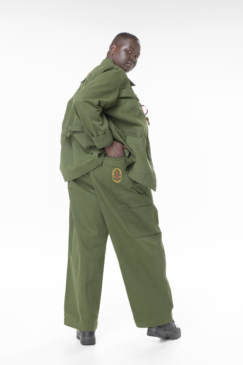 Canvas Construction Pants - Hunter