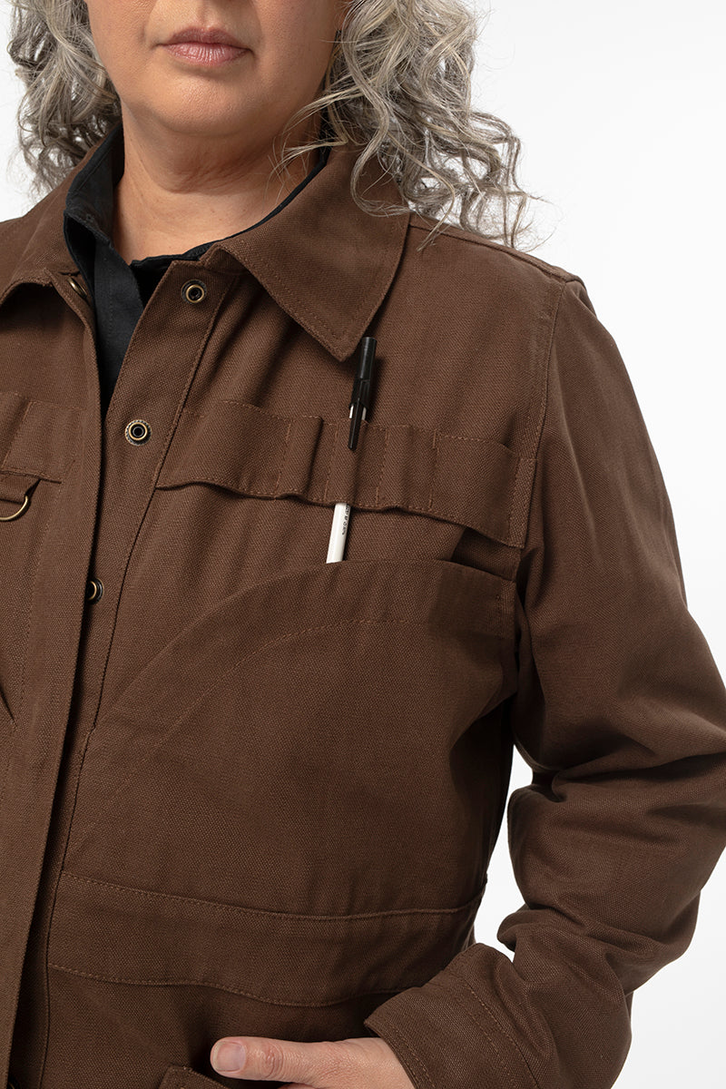 Canvas Bullant Jacket - Umber