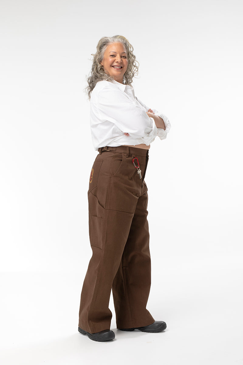 Canvas Construction Pants - Umber