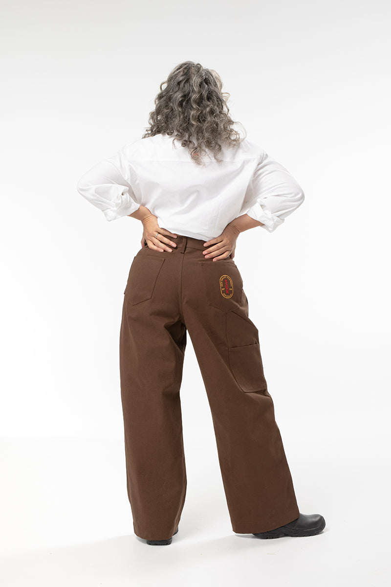 Canvas Construction Pants - Umber