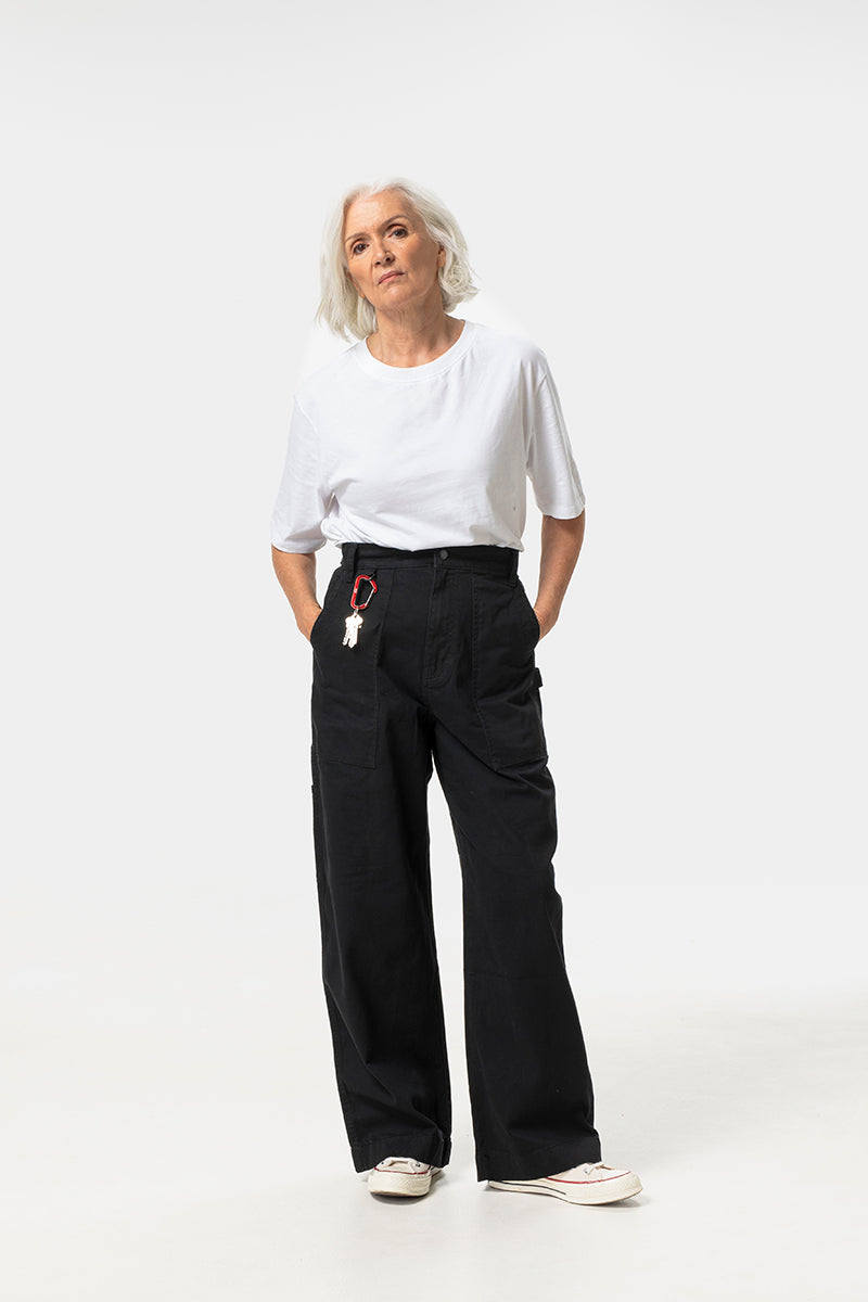 Construction Pants - Discreet Black