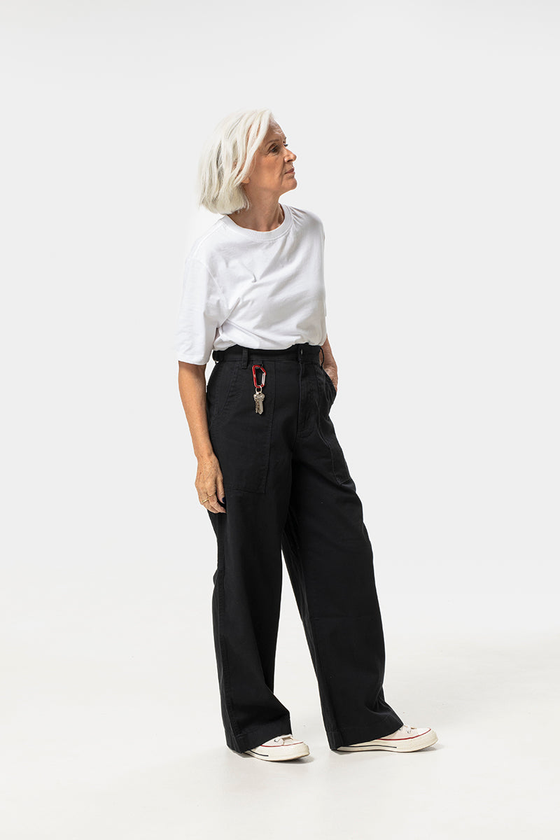 Construction Pants - Discreet Black