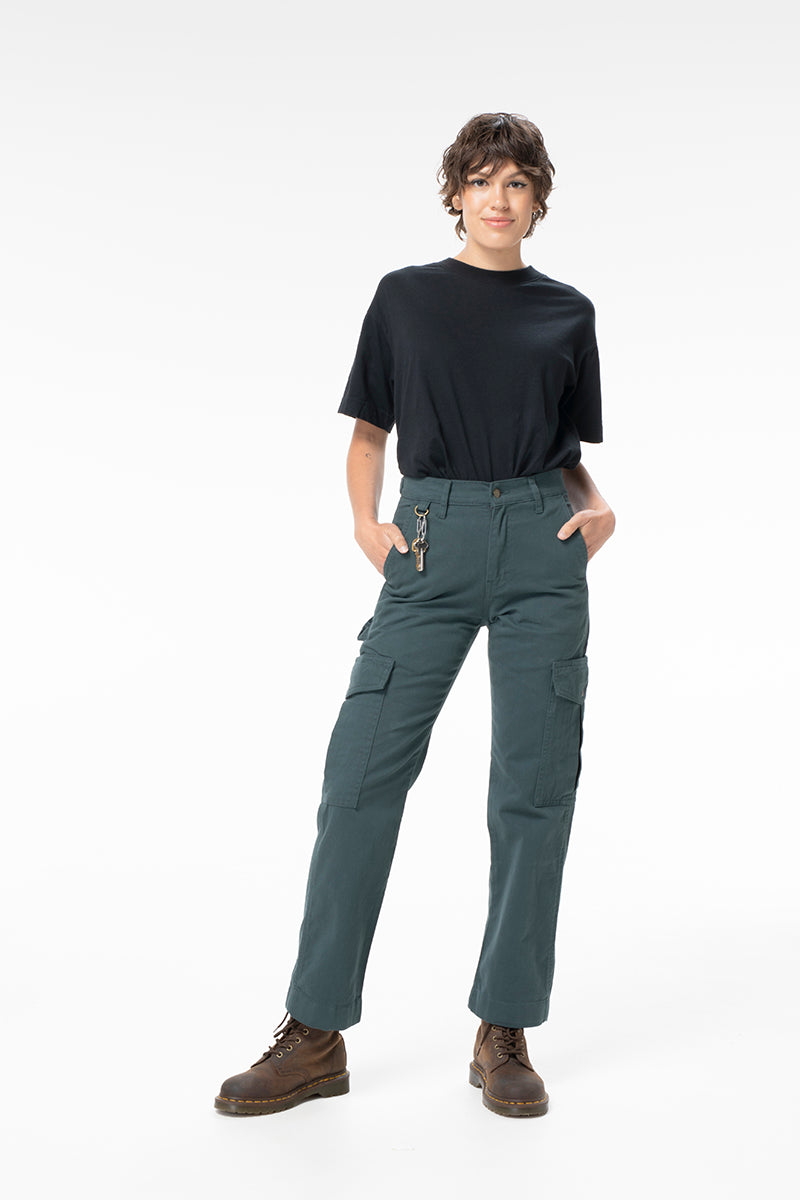 Mid Rise Cargo Pants - Core