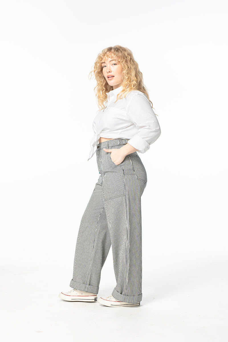ワークパンツ/カーゴパンツ wtapsUNION TROUSERS COTTON HickorySTRIPE