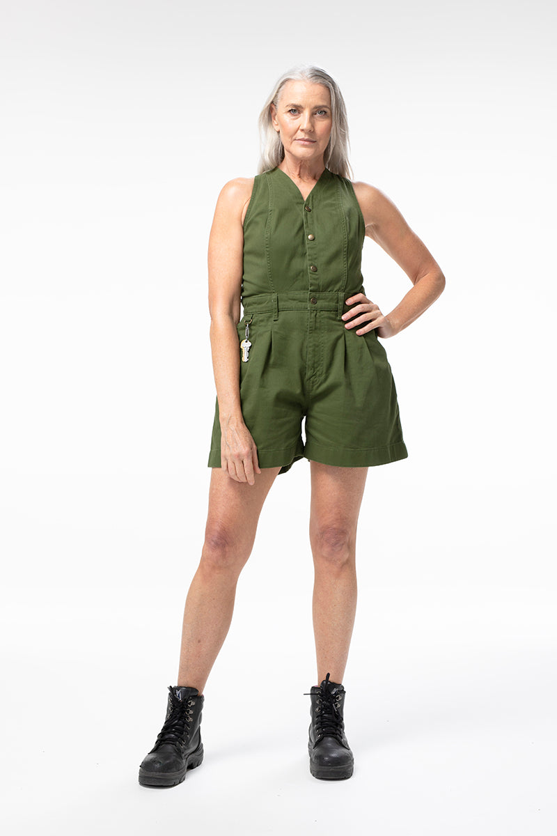 Cropped Roper Suit - Hunter