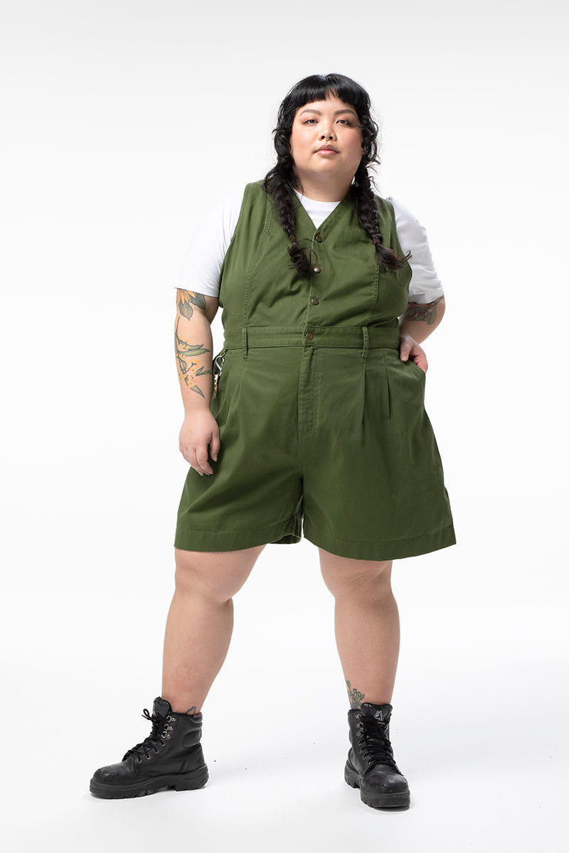 Cropped Roper Suit - Hunter