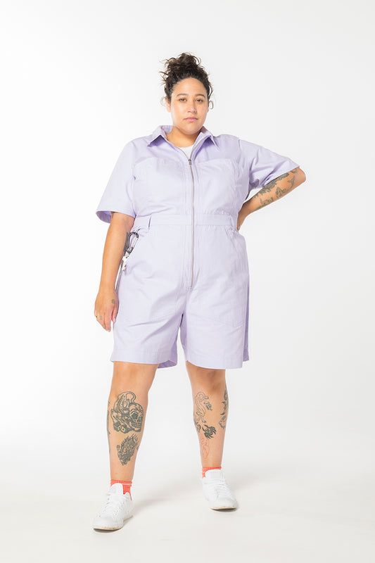 Ripstop Cropped Lagoon Suit - Pastel Long Body