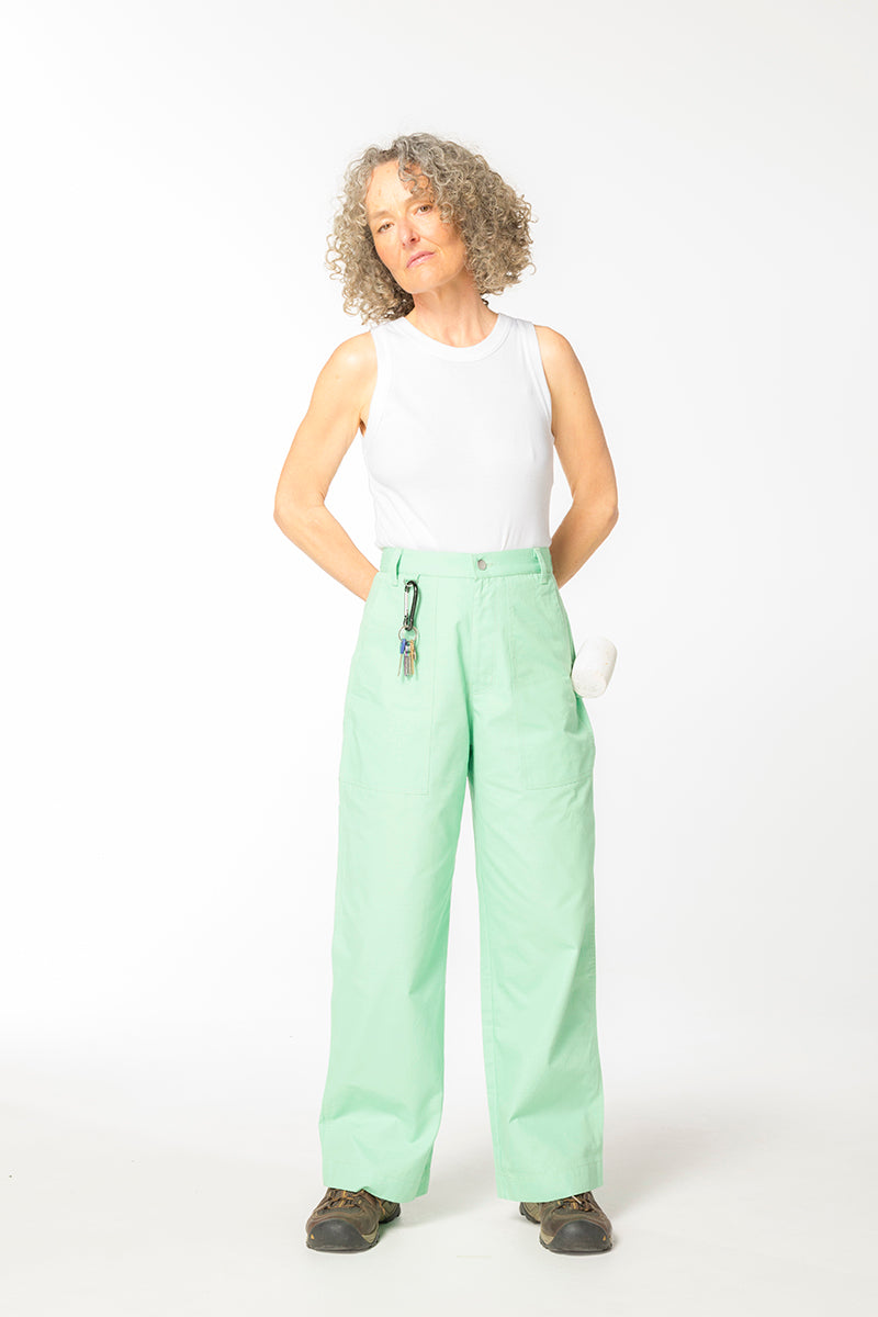 Ripstop Construction Pants - Ming Green