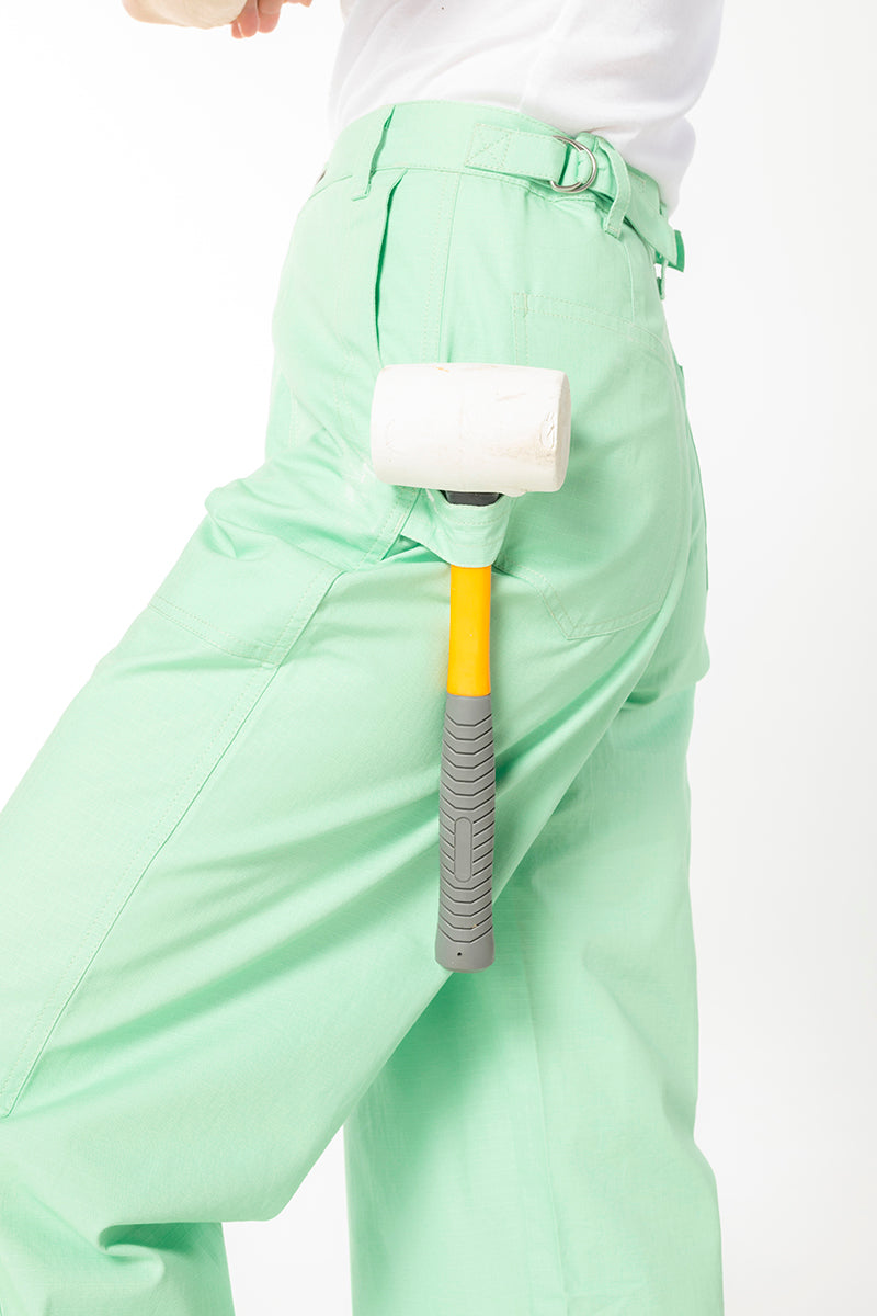 Ripstop Construction Pants - Ming Green