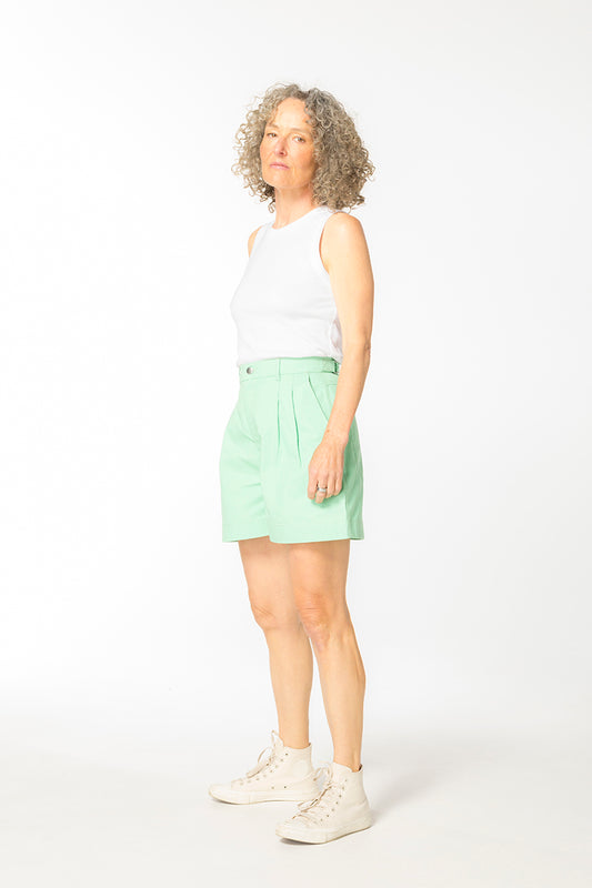 Ripstop Gunnee Shorts - Pastel Ming Green