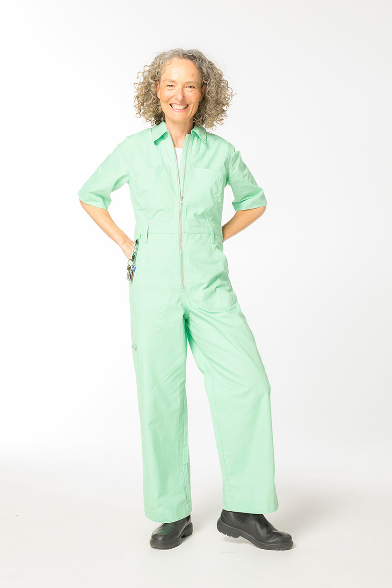 Ripstop Lagoon Suit - Short Body - Pastel Ming Green