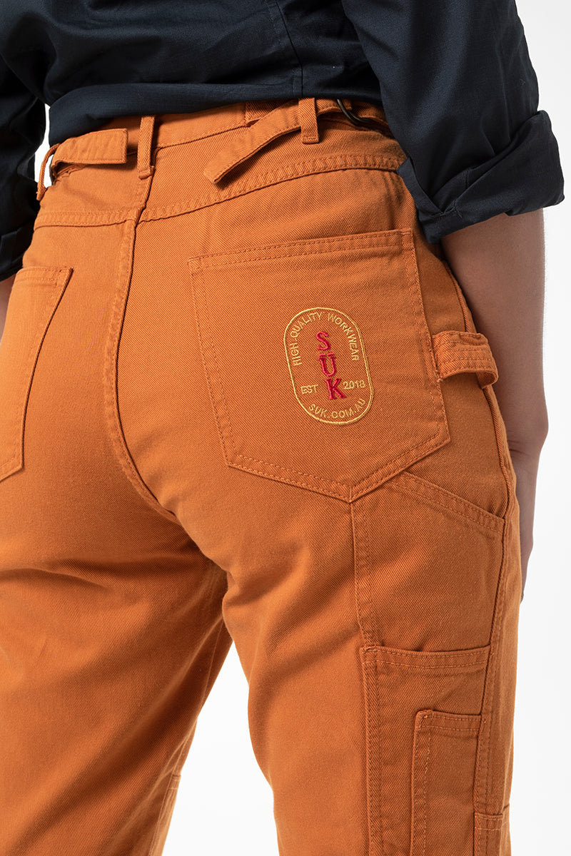 2 Way Work Pants - Rust
