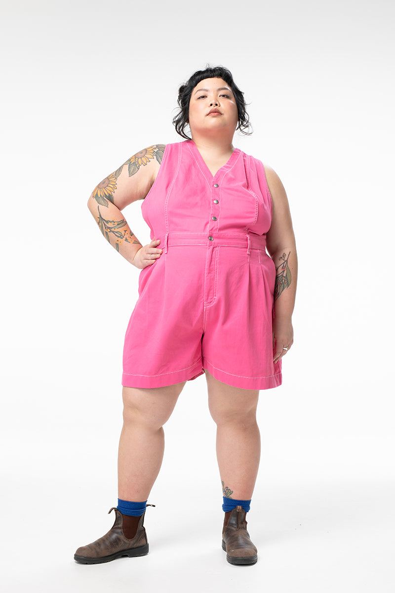 Cropped Roper Suit Saltlake Pink