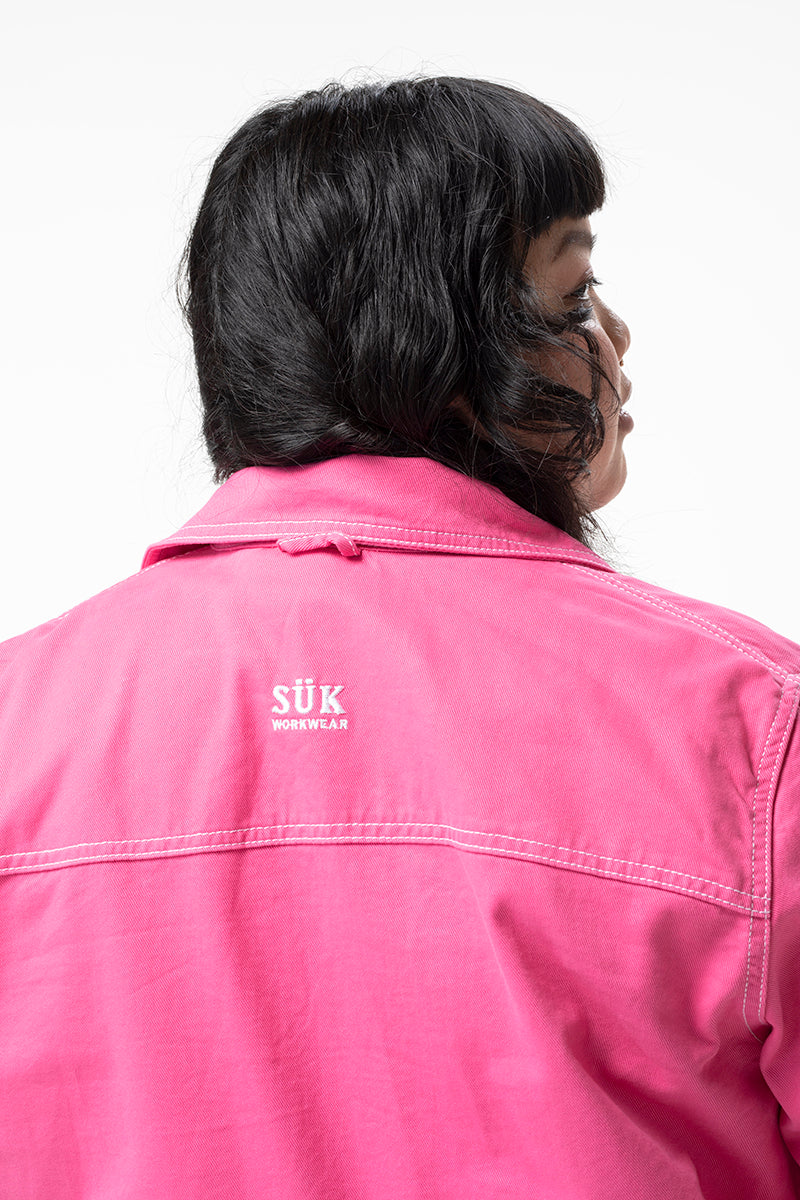 Farrier Shacket - Saltlake Pink