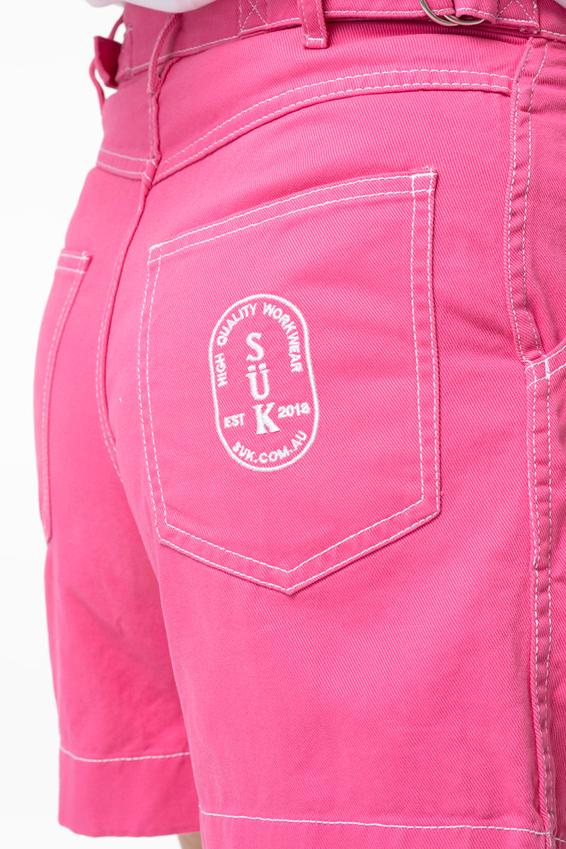 Gunnee Shorts - Saltlake Pink – SÜK Workwear