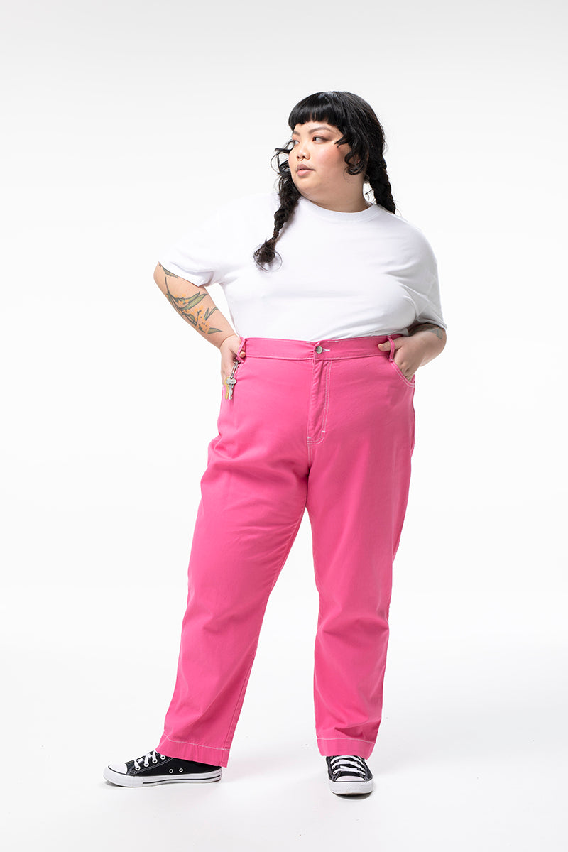 Plain Pants - Saltlake Pink