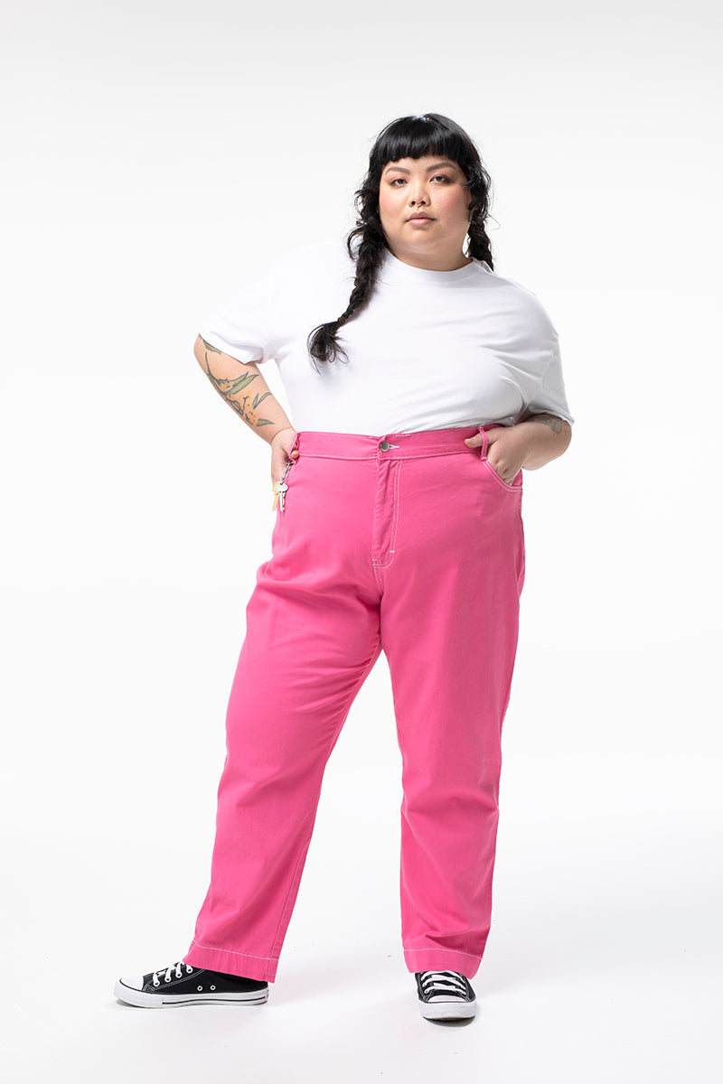 Plain Pants - Saltlake Pink