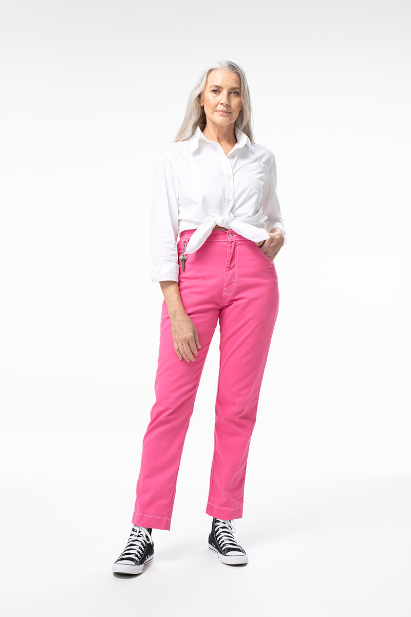 Plain Pants - Saltlake Pink