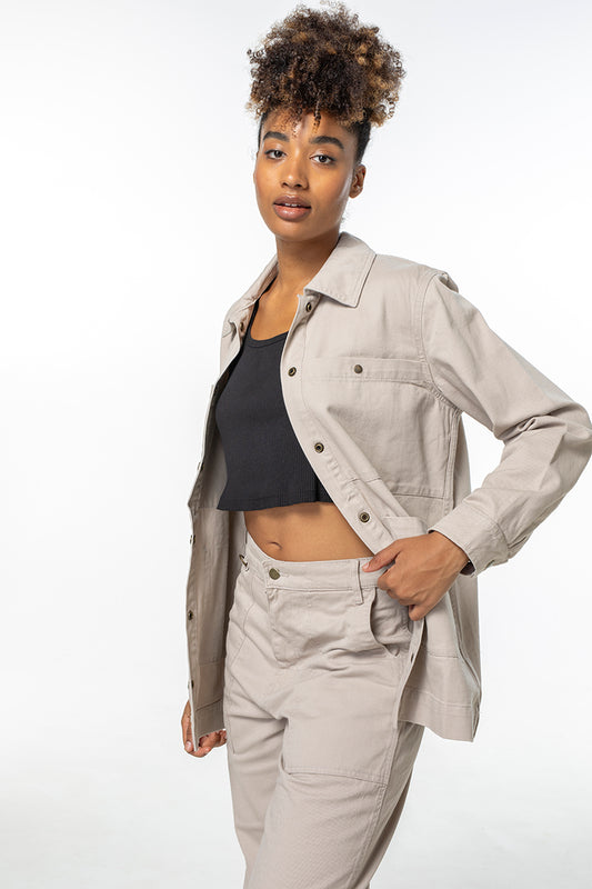 Farrier Shacket - Stone