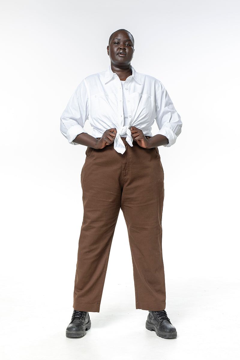 Plain Pants - Umber