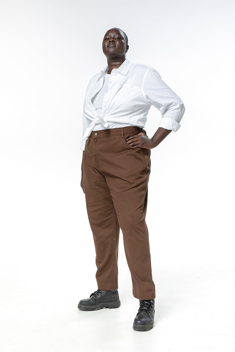 Plain Pants - Umber