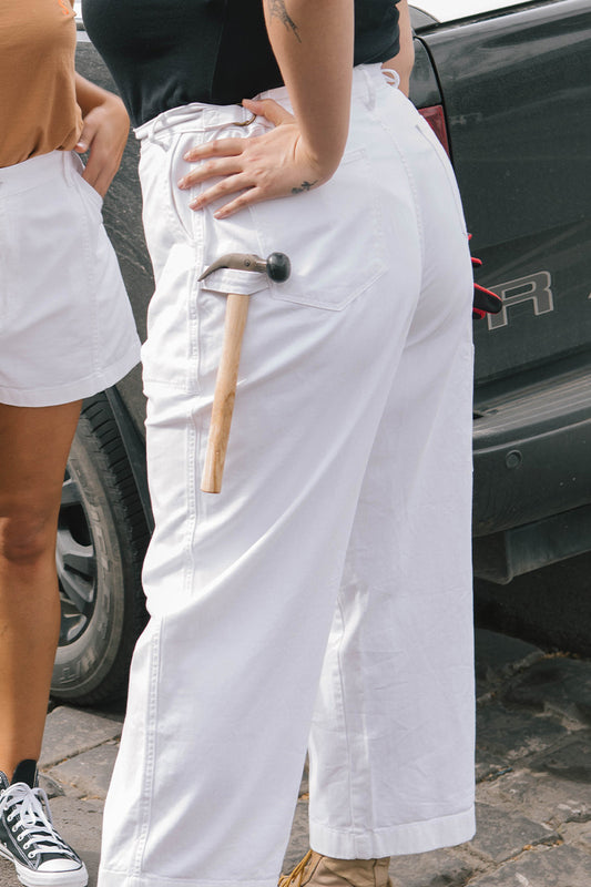 Construction Pants - White