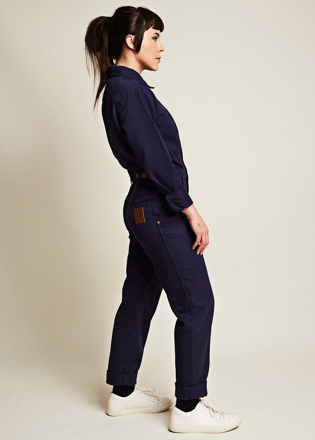 Ringer Suit - Short - Blue
